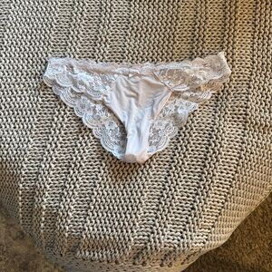 Victoria's Secret Soft White Lace Panties